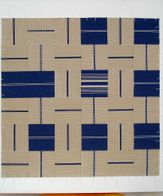 Stripe Remix blue # 1 (50 x 50 cm)