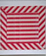 Stripe Remix red # 2 (50 x 50 cm)