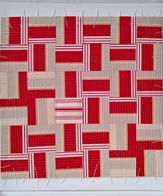 Stripe Remix red # 1 (50 x 50 cm)