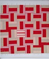 Stripe Remix red # 1 (50 x 50 cm)